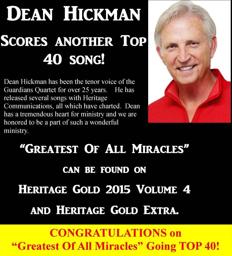DEAN HICKMAN WEBSITE Greatest Of All Miracles